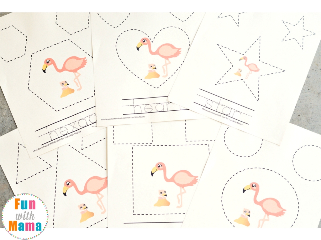 Flamingos Preschool Activity Pack – Miniature Masterminds