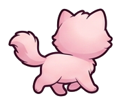 Pink kitten runner