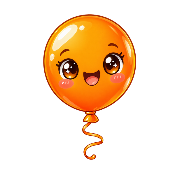 Orange balloon