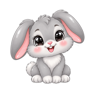 Gray rabbit