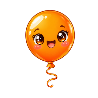 Orange balloon