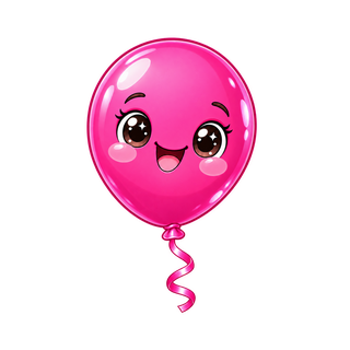 Pink balloon