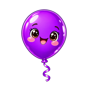 Purple balloon