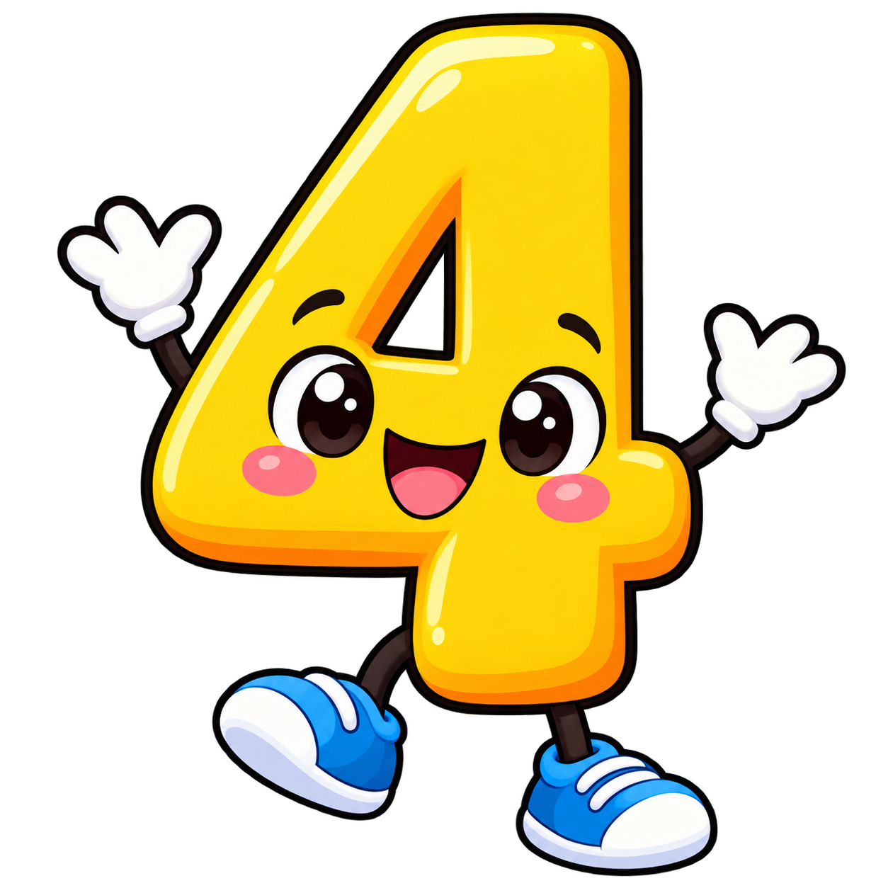 Number 4 character