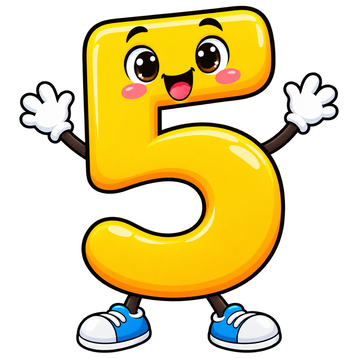 Number 5 character