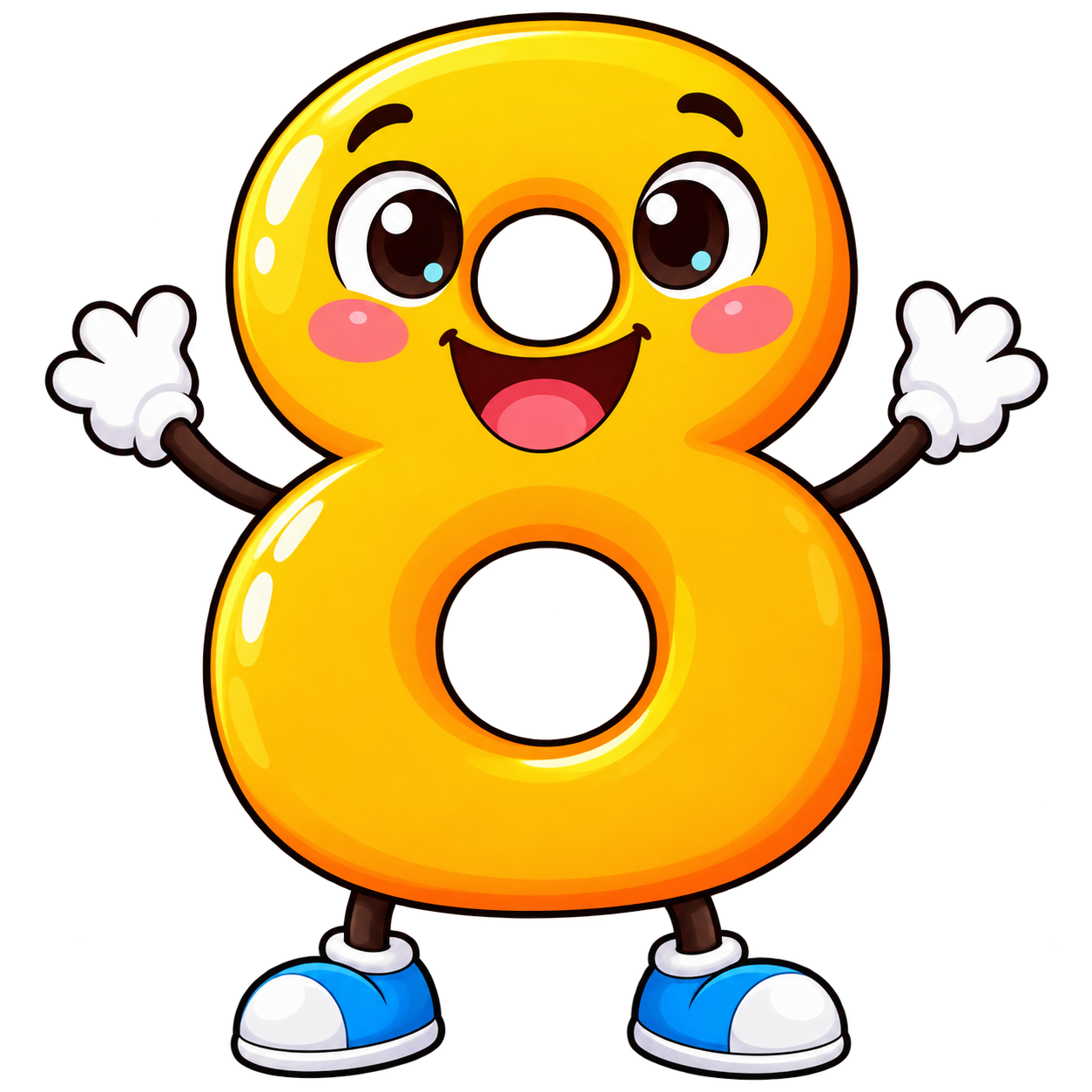 Number 8 character