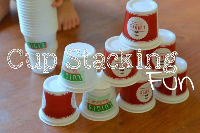 Recycled Cups Stacking Fun – Miniature Masterminds