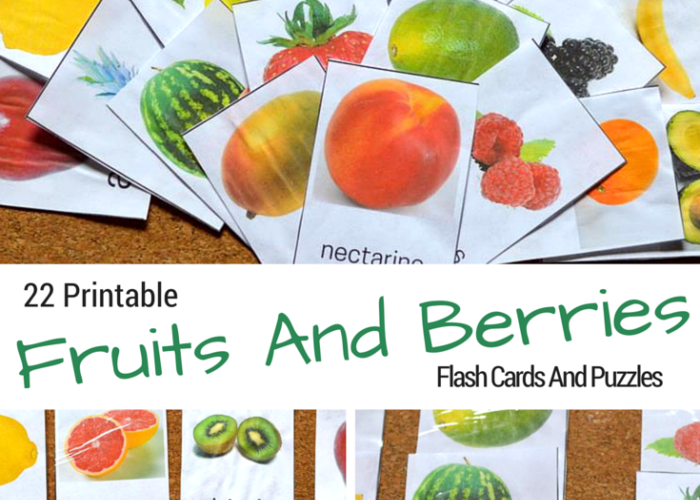 Fruit And Berries Flash Cards And Puzzles – Miniature Masterminds