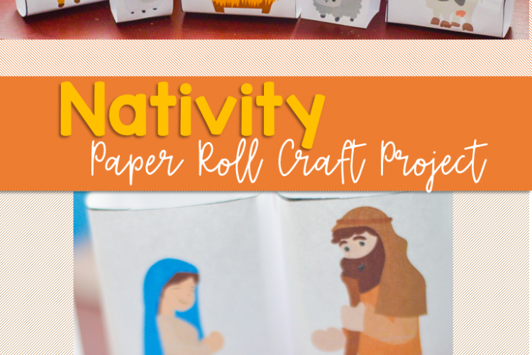 Free Printable Nativity Paper Tube Craft – Miniature Masterminds