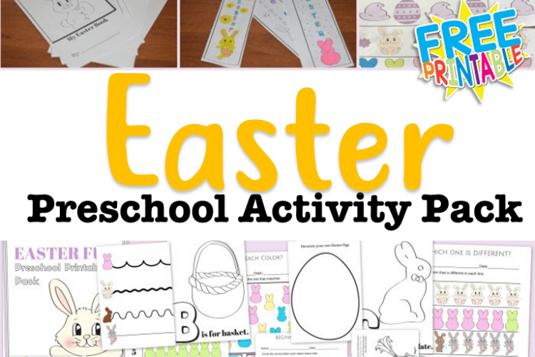 33 Pages of Easter Fun FREE Preschool and Toddler Printable Activities ...