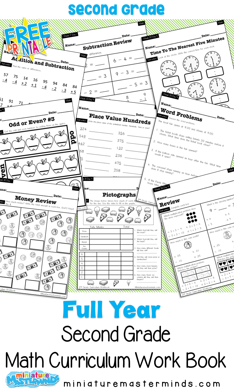 Second Grade Curriculum – Miniature Masterminds