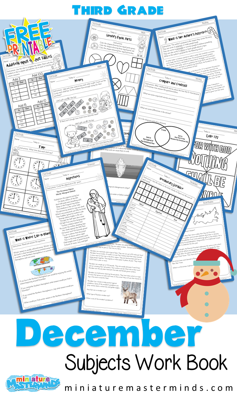 Miniature Masterminds – Free Educational Printables